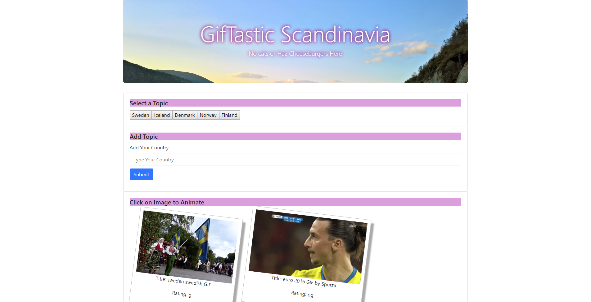 GifTastic