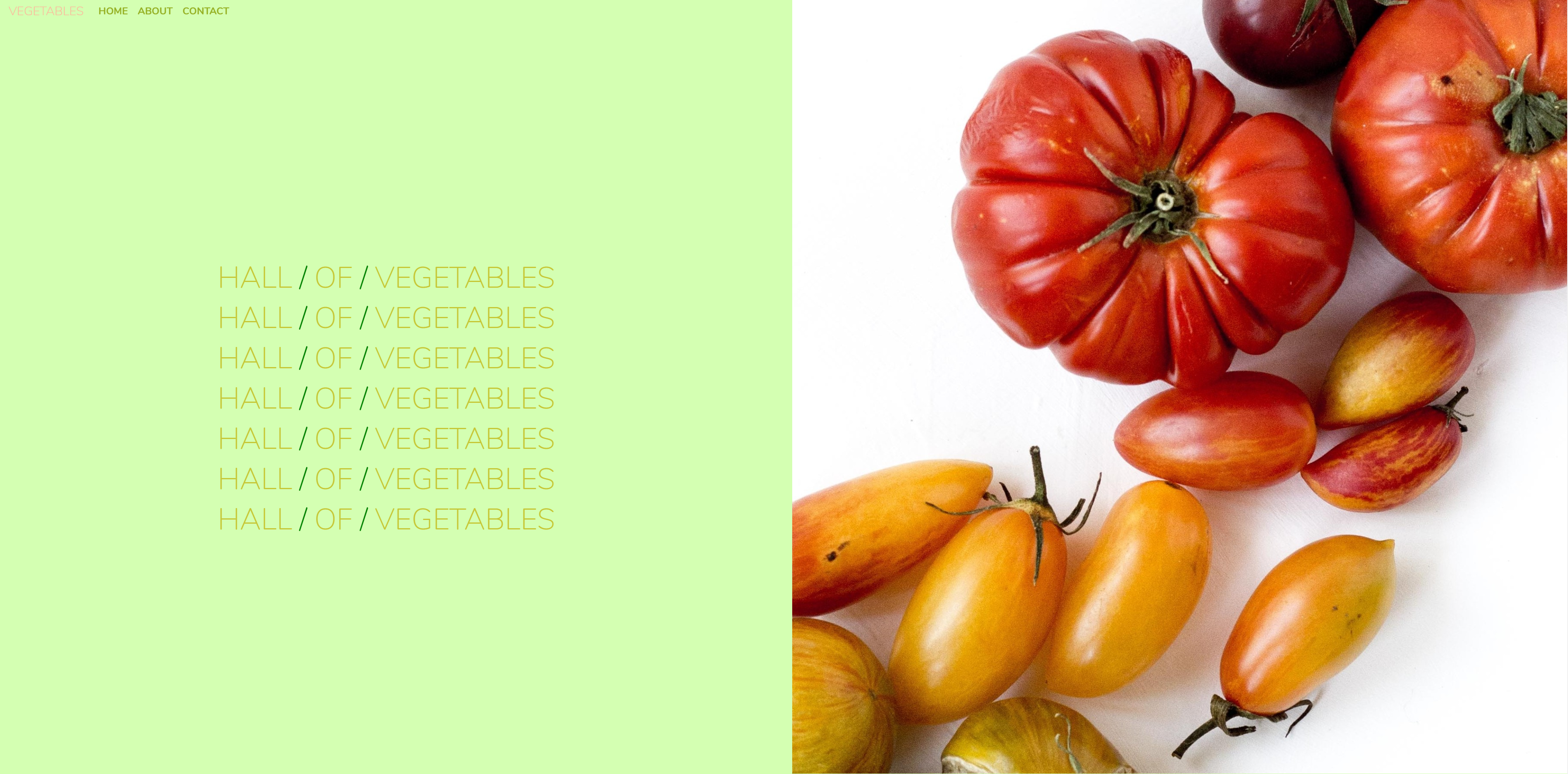 HallOfVegetables